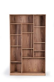 GINER Y COLOMER Bibliothèque en bois d'acacia Naturel
